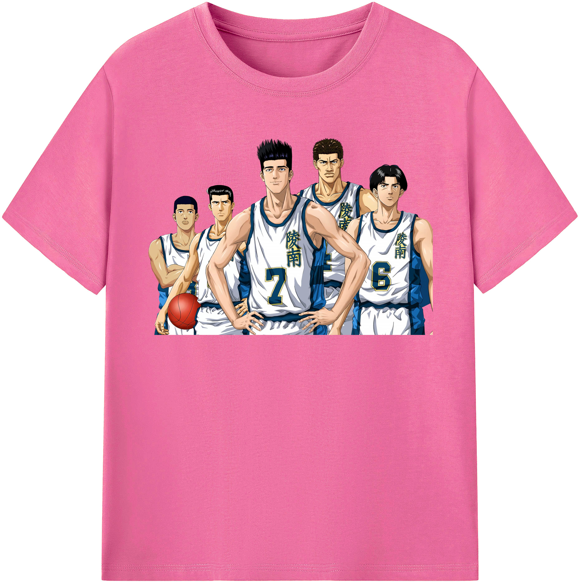 （画像用） SLAM DUNK／スラムダンク レディースカジュアルプリントTシャツ（綿100％）